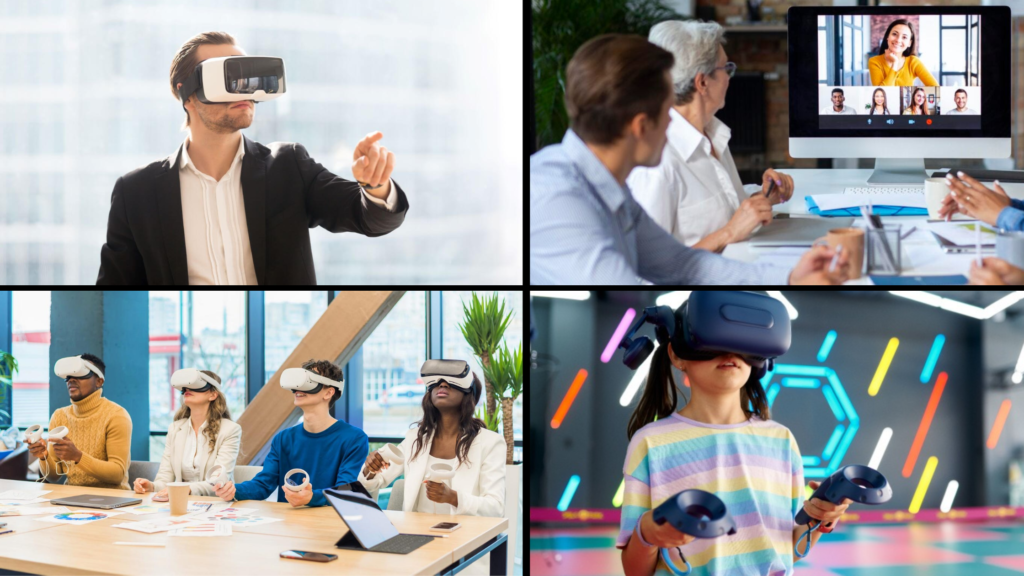 What is one way a Virtual Reality Work Meeting